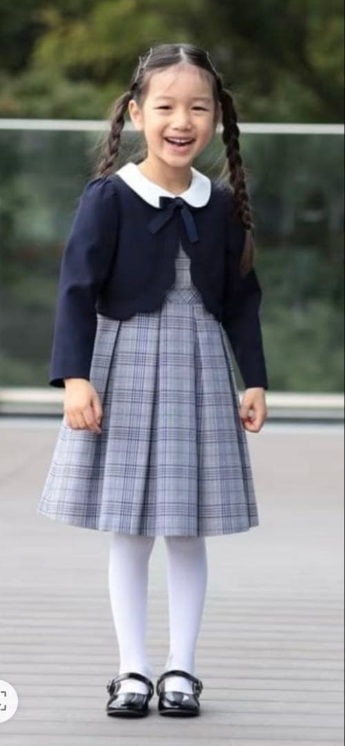 【ほぼ未使用】BEAMSmini セレモニー ワンピース+ボレロ セット120