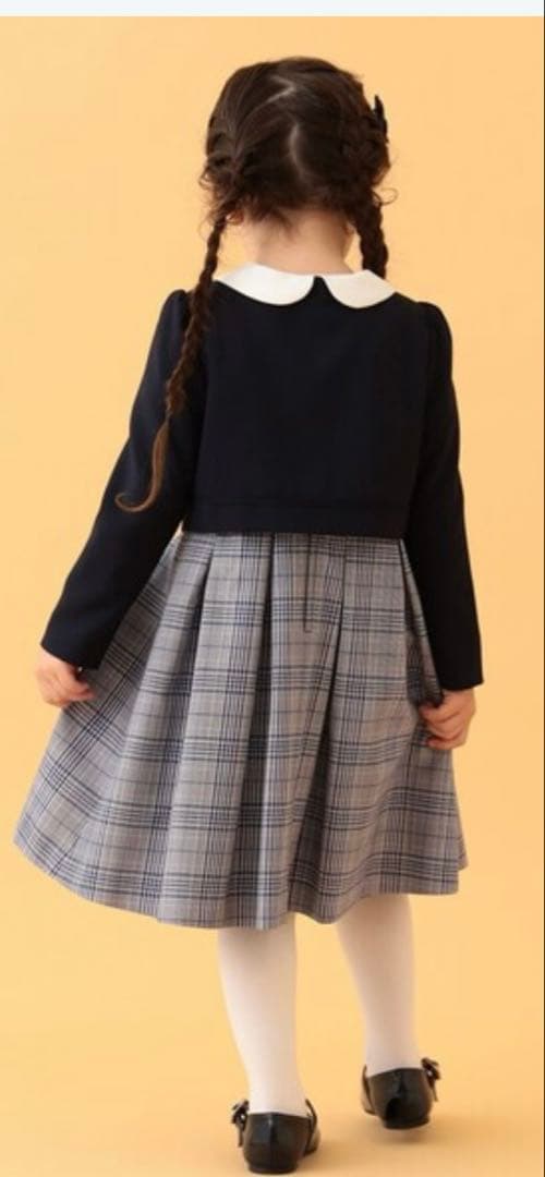 【ほぼ未使用】BEAMSmini セレモニー ワンピース+ボレロ セット120