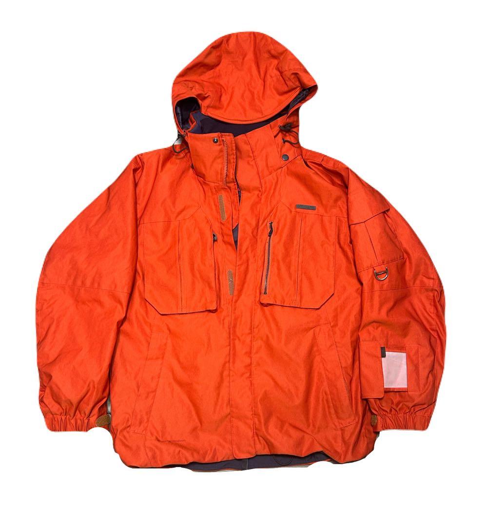 DESCENTE オレンジ スキーウェア 男性用 身長165〜173cm推奨