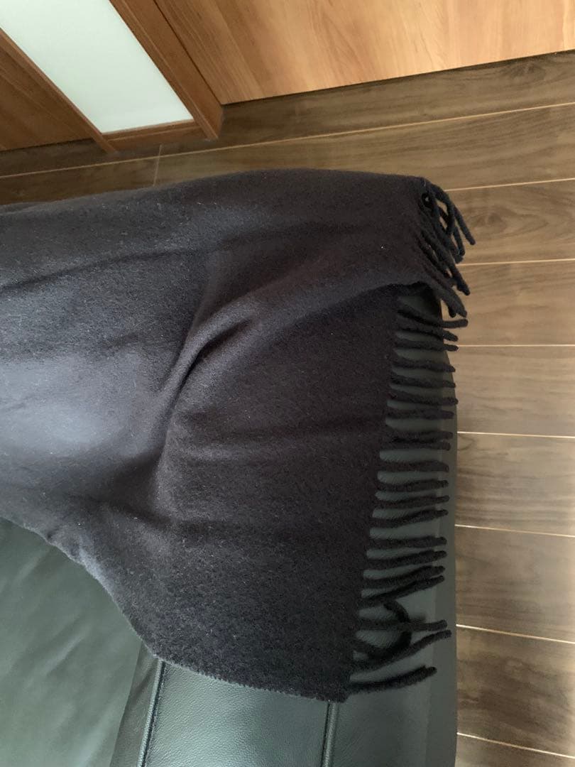 COMME des GARCONS ブラックストール　マフラー　大判