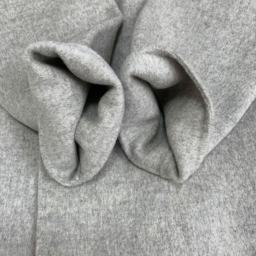 美品CALMER チェスターコート ロングコート ライトグレー サイズ1