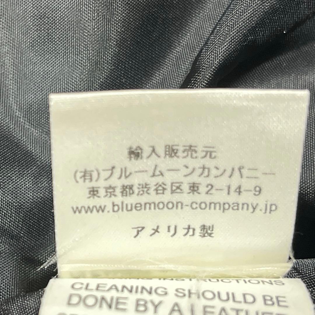 【美品】スクーカム　スタジャン　ブラック　L 38 リアルレザー 米国製