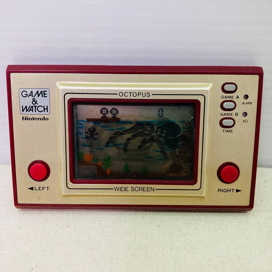 【動作確認済み★1981年】ゲームウォッチ　オクトパス　任天堂　Nintendo