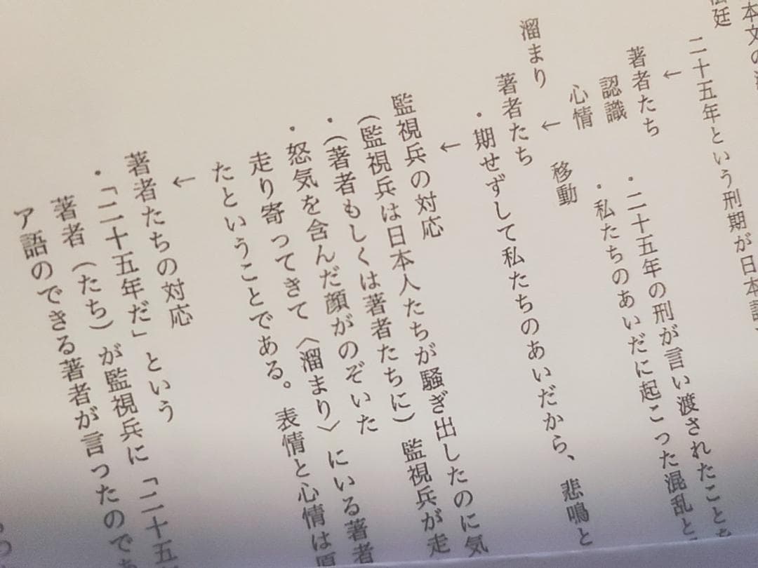 偶数年対応　駿台　松本孝子先生による京大現代文通年板書プリント集　河合塾　鉄緑会