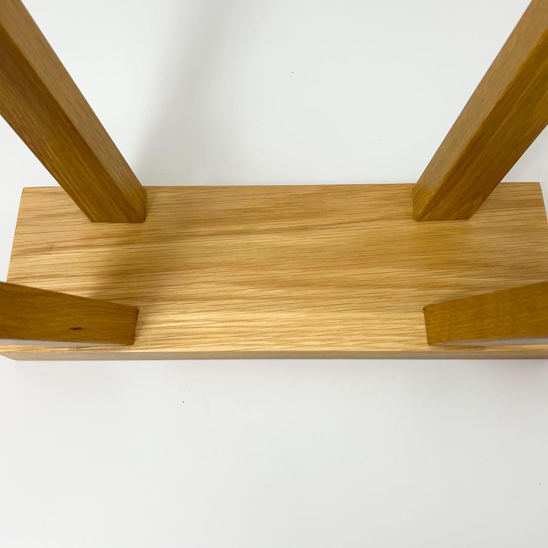 無印良品 MUJI ベンチ オーク材 小 廃盤品 スツール ①