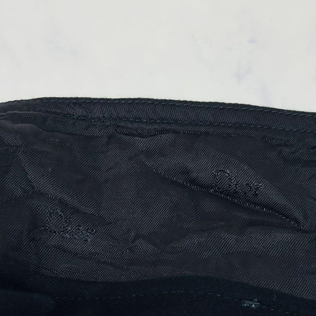 Chridtian Dior ワンピース　長袖　ロゴ　刺繍　ボタン　ディオール