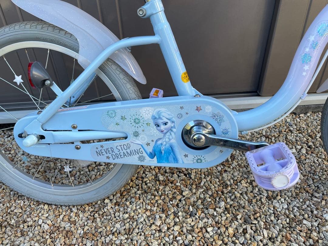 【直接引き渡し】18インチ　子供用自転車　アイデス　アナと雪の女王