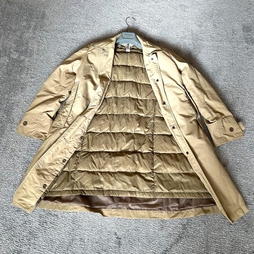 ＭＨＬ　マーガレットハウエル　ステンカラーコート　ダウンライナー付　美品