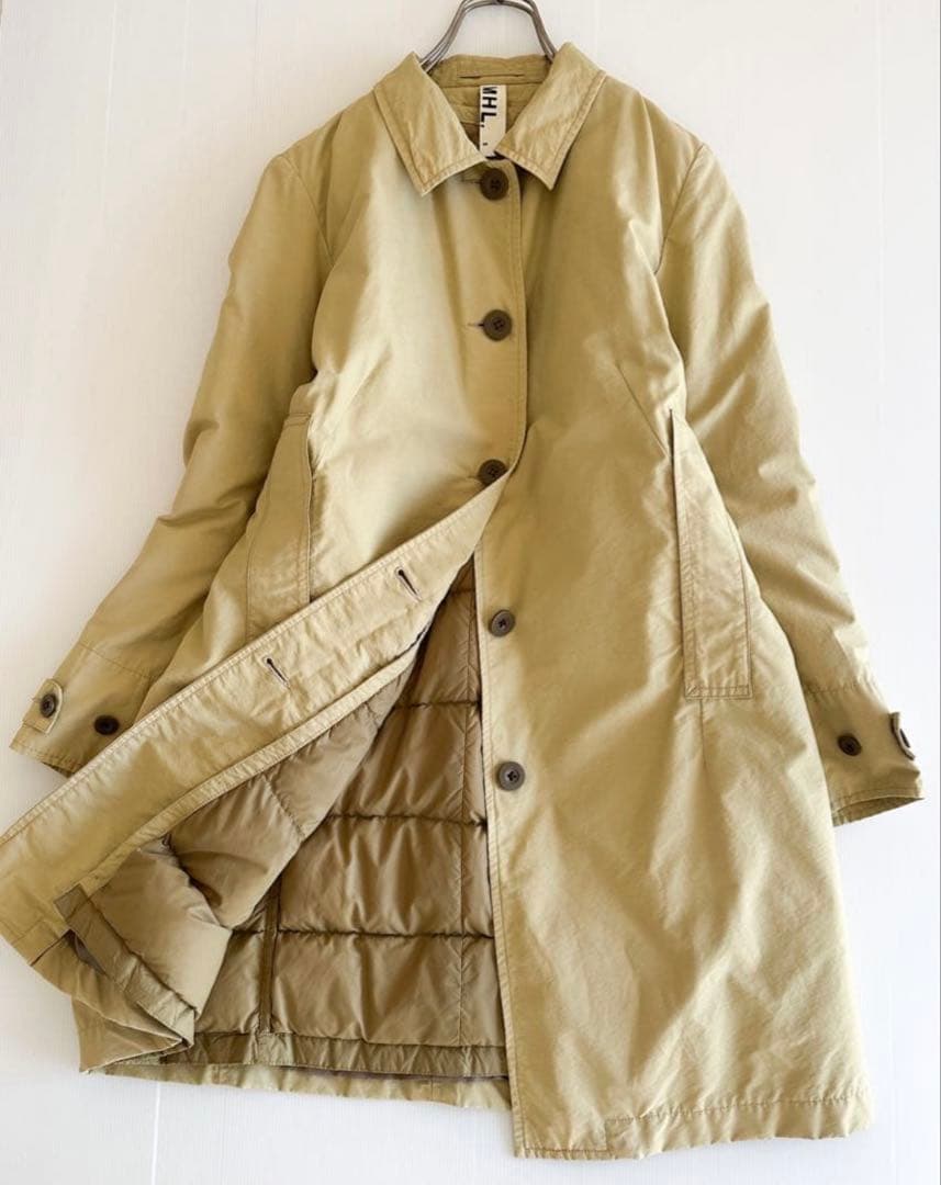 ＭＨＬ　マーガレットハウエル　ステンカラーコート　ダウンライナー付　美品