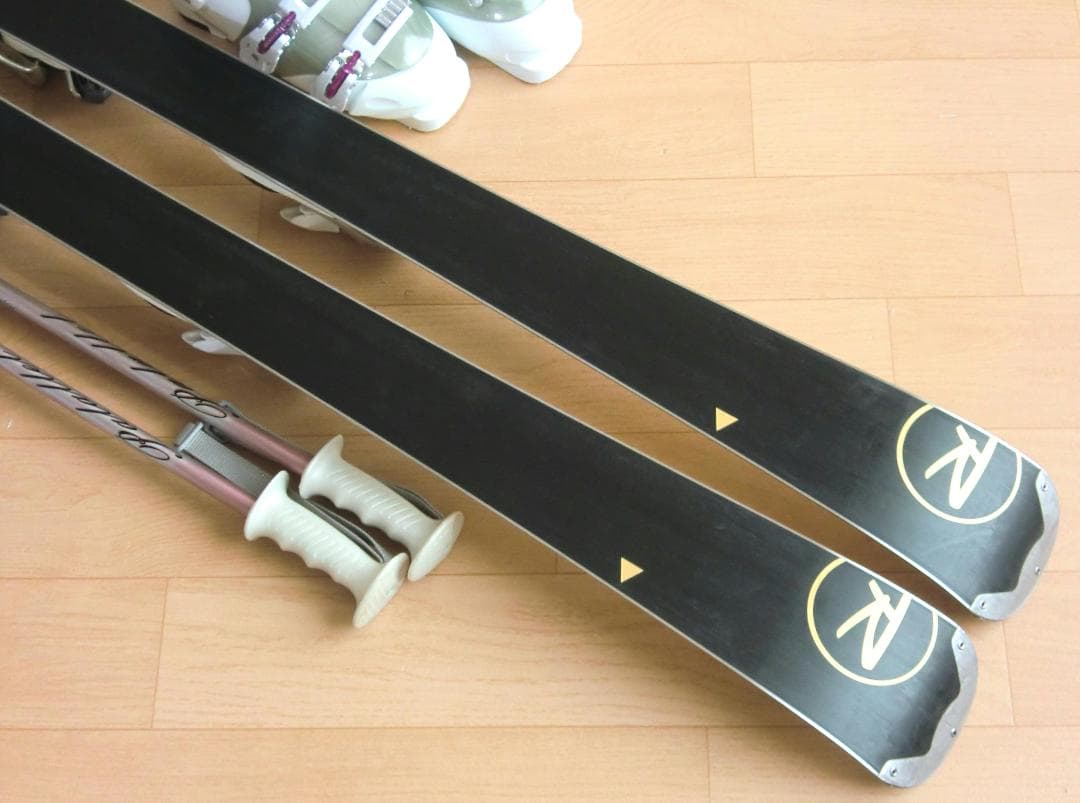 ■■送料無料■ロシニョール■女性用スキーセット■146/24-24.5■WAX■