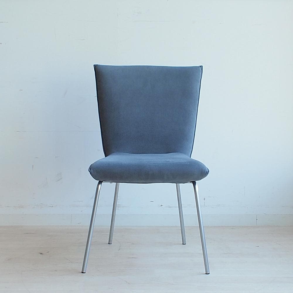 日本フクラ/HUKLA ダイニングチェア ファブリック スチールレッグ モダン