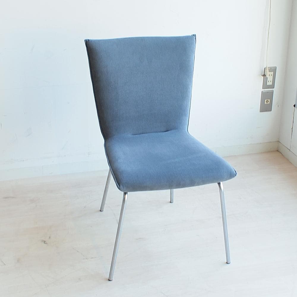 日本フクラ/HUKLA ダイニングチェア ファブリック スチールレッグ モダン