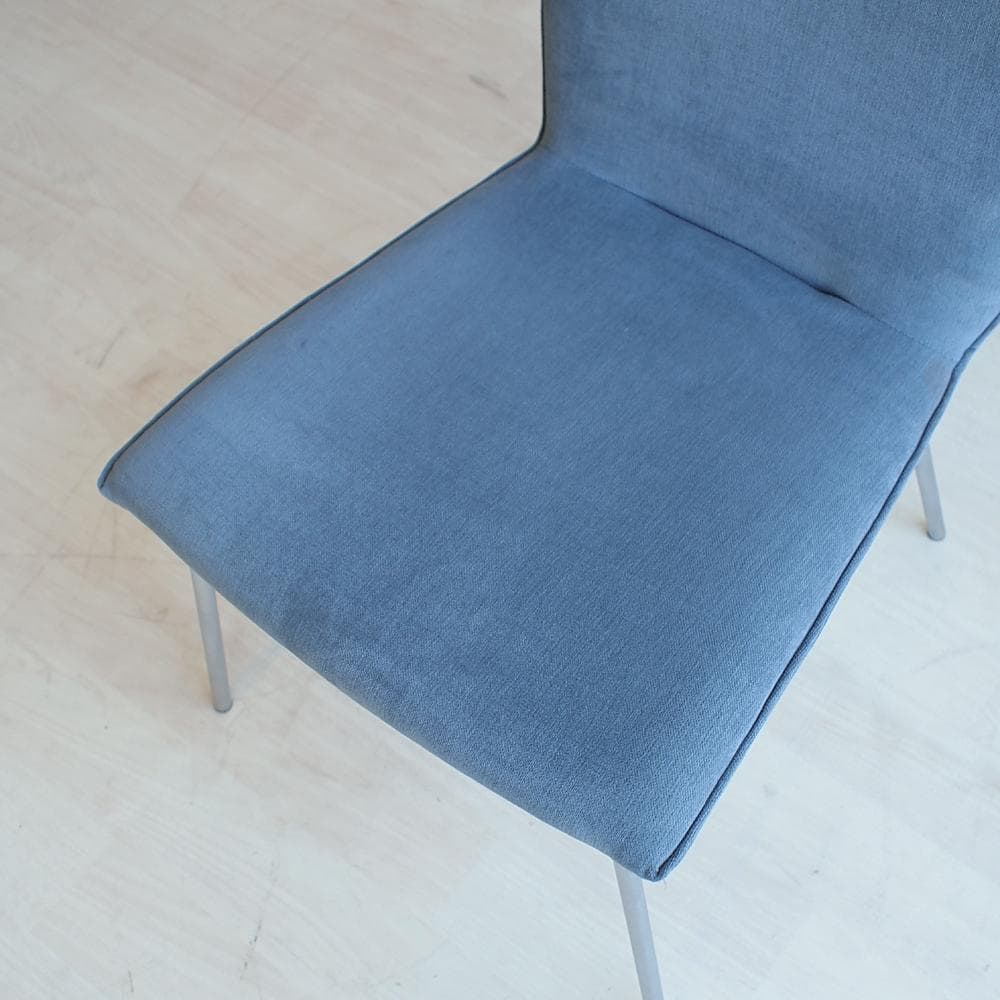 日本フクラ/HUKLA ダイニングチェア ファブリック スチールレッグ モダン