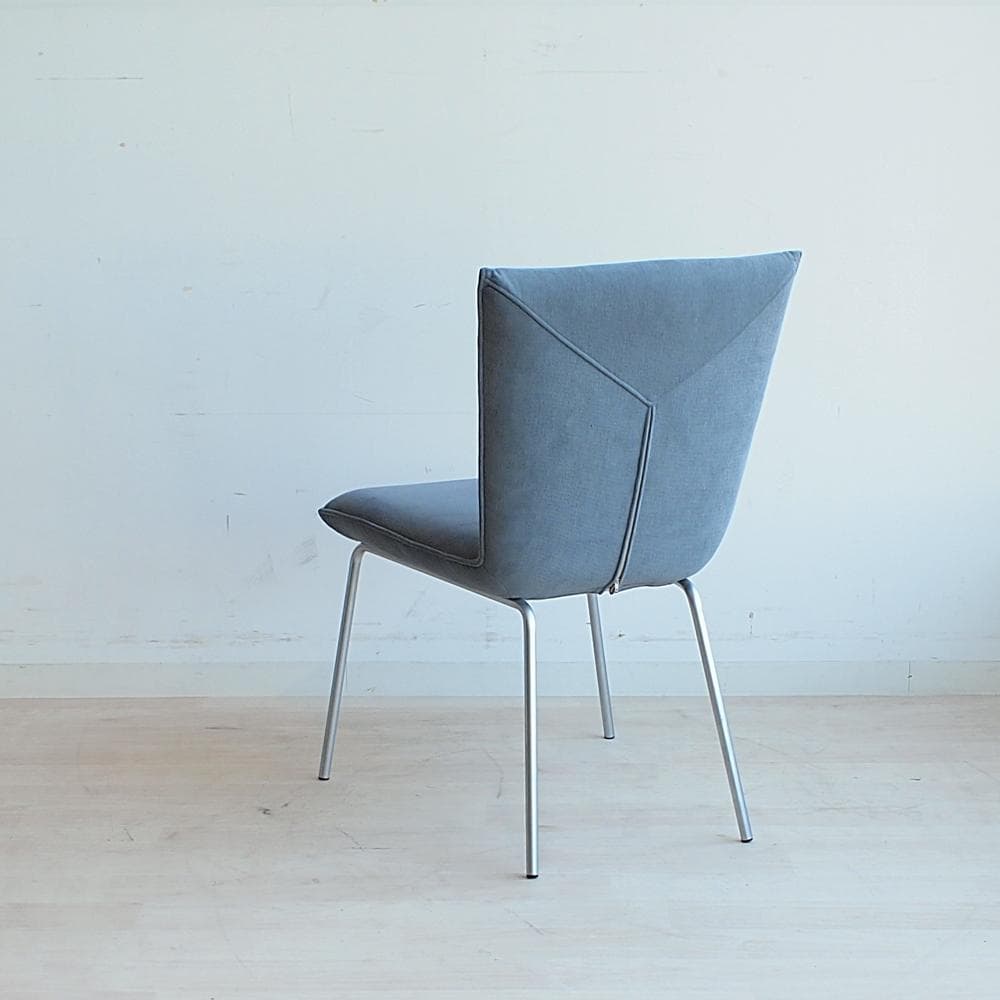 日本フクラ/HUKLA ダイニングチェア ファブリック スチールレッグ モダン