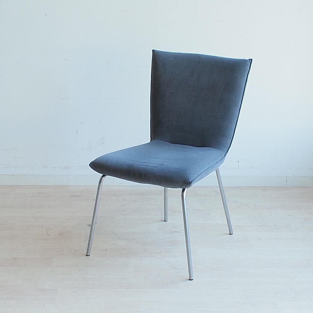 日本フクラ/HUKLA ダイニングチェア ファブリック スチールレッグ モダン