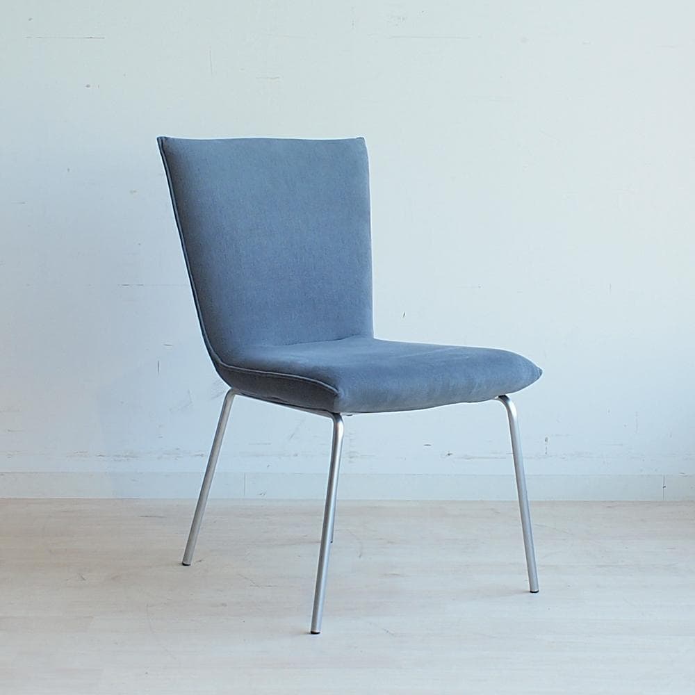 日本フクラ/HUKLA ダイニングチェア ファブリック スチールレッグ モダン