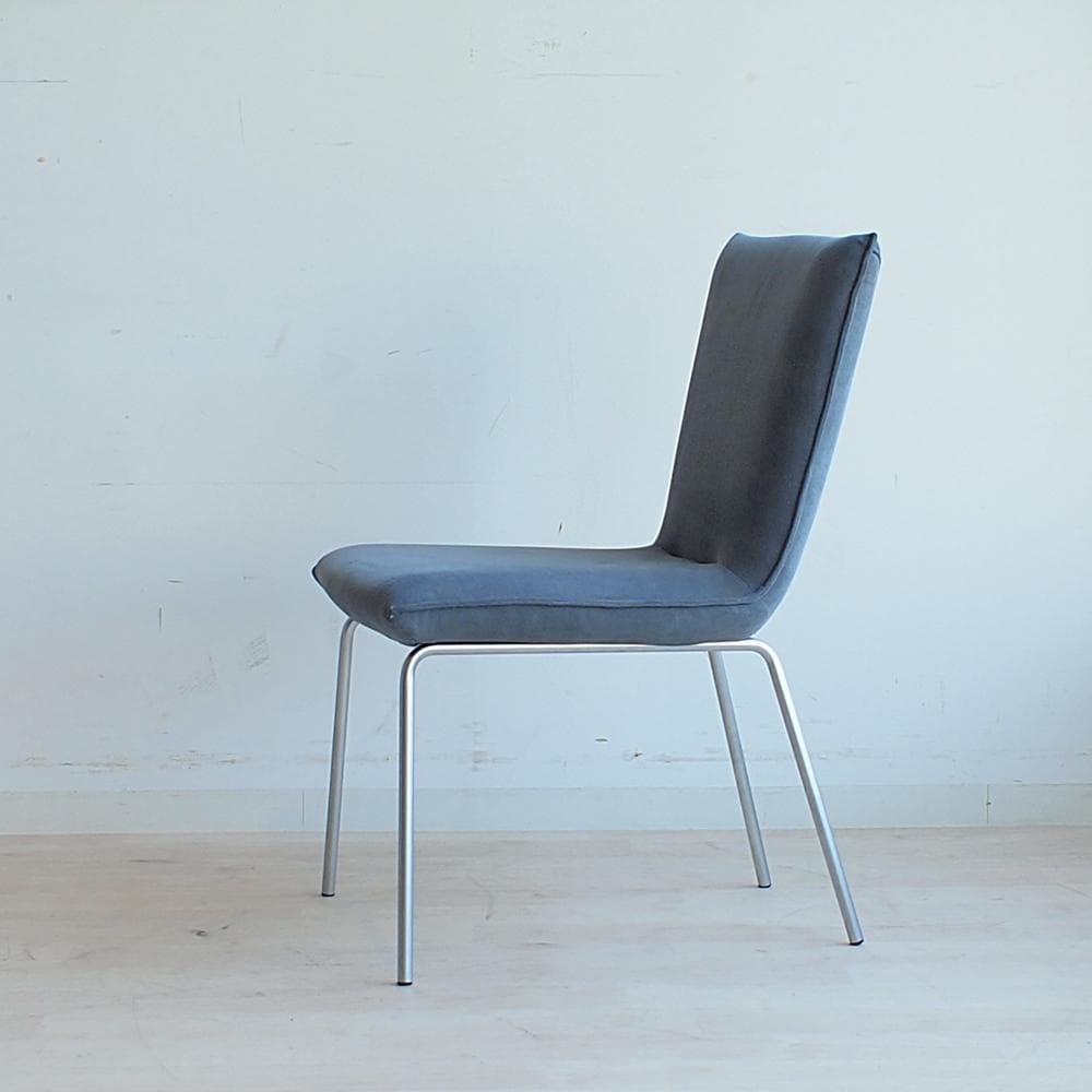 日本フクラ/HUKLA ダイニングチェア ファブリック スチールレッグ モダン