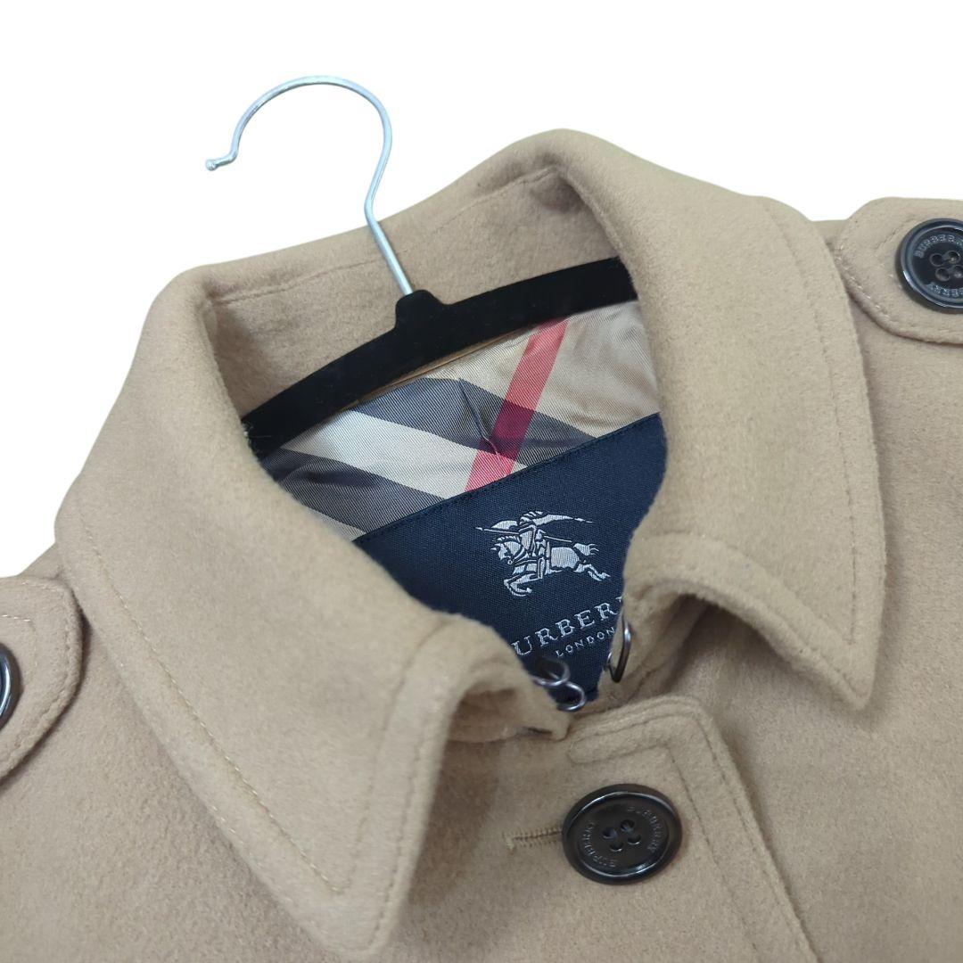 【美品】BURBERRY バーバリー ウール ブレンド コート トレンチ