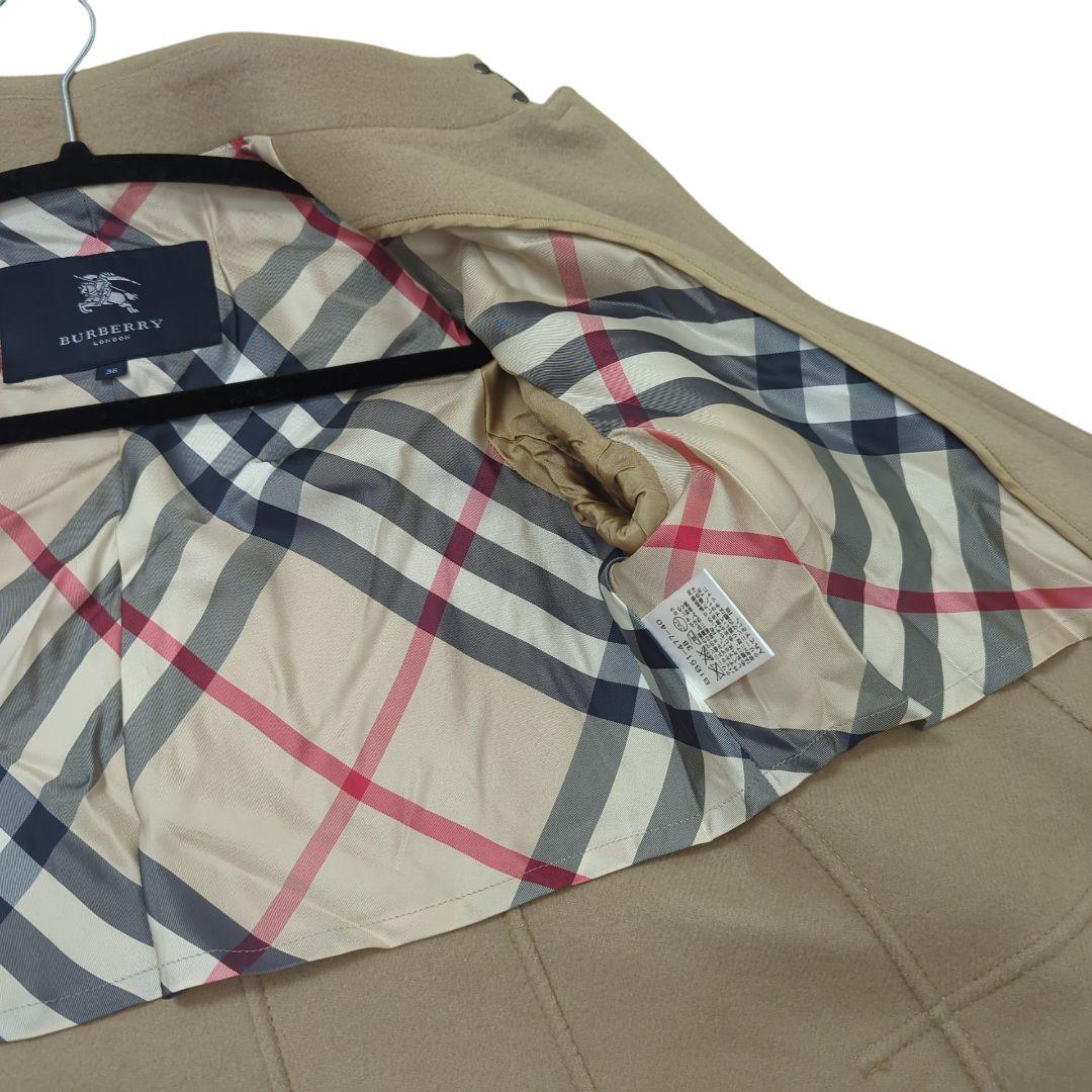【美品】BURBERRY バーバリー ウール ブレンド コート トレンチ