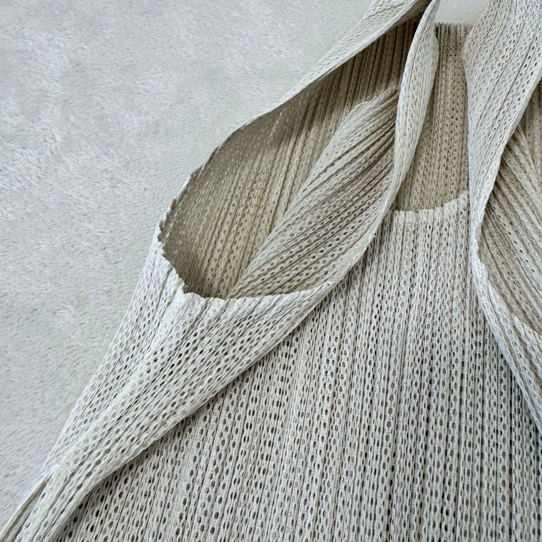 美品✨PLEATS PLEASE バイカラー　ノースリーブ　チュニック　トップス