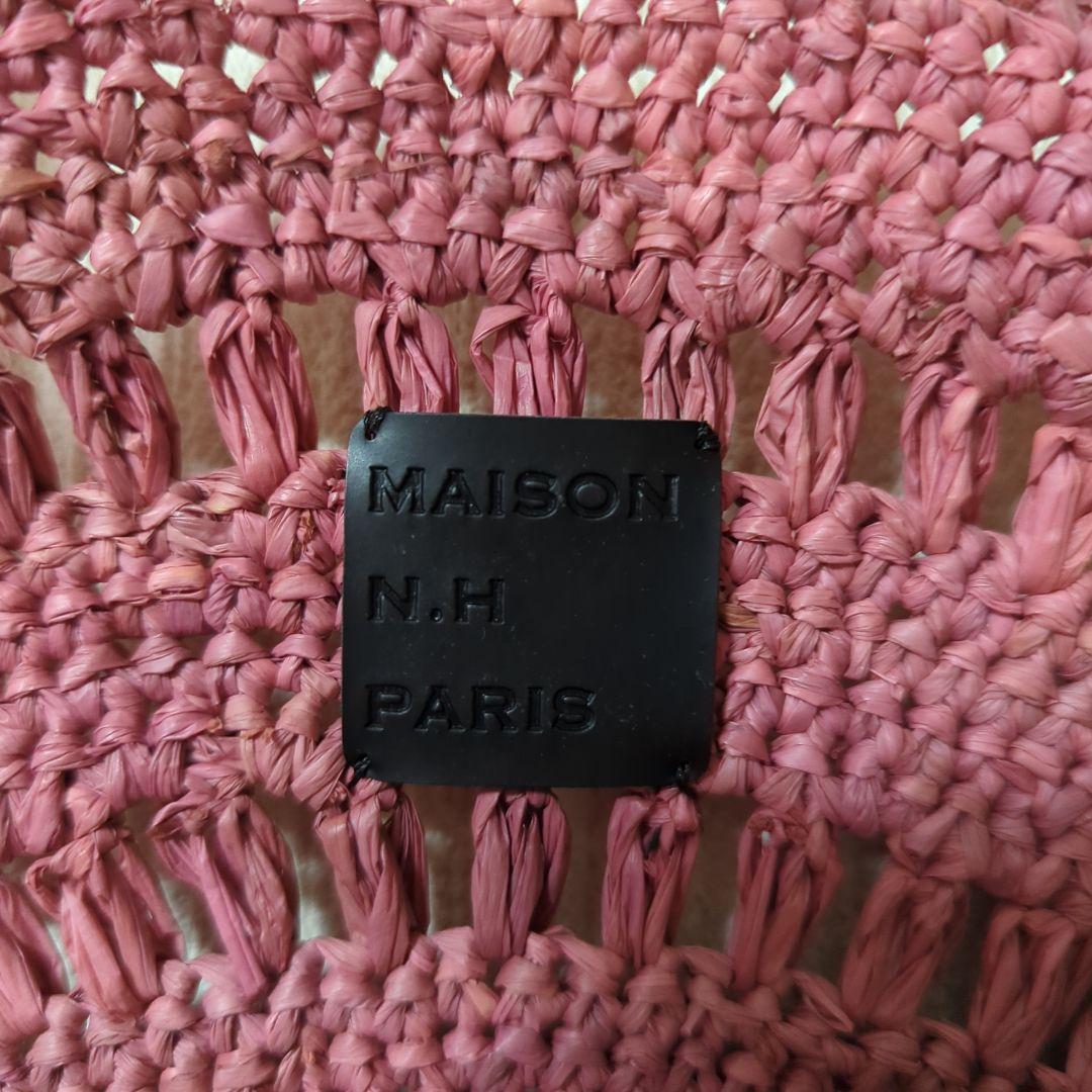 MAISON N.H PARIS cloth&cross別注ラフィアバック