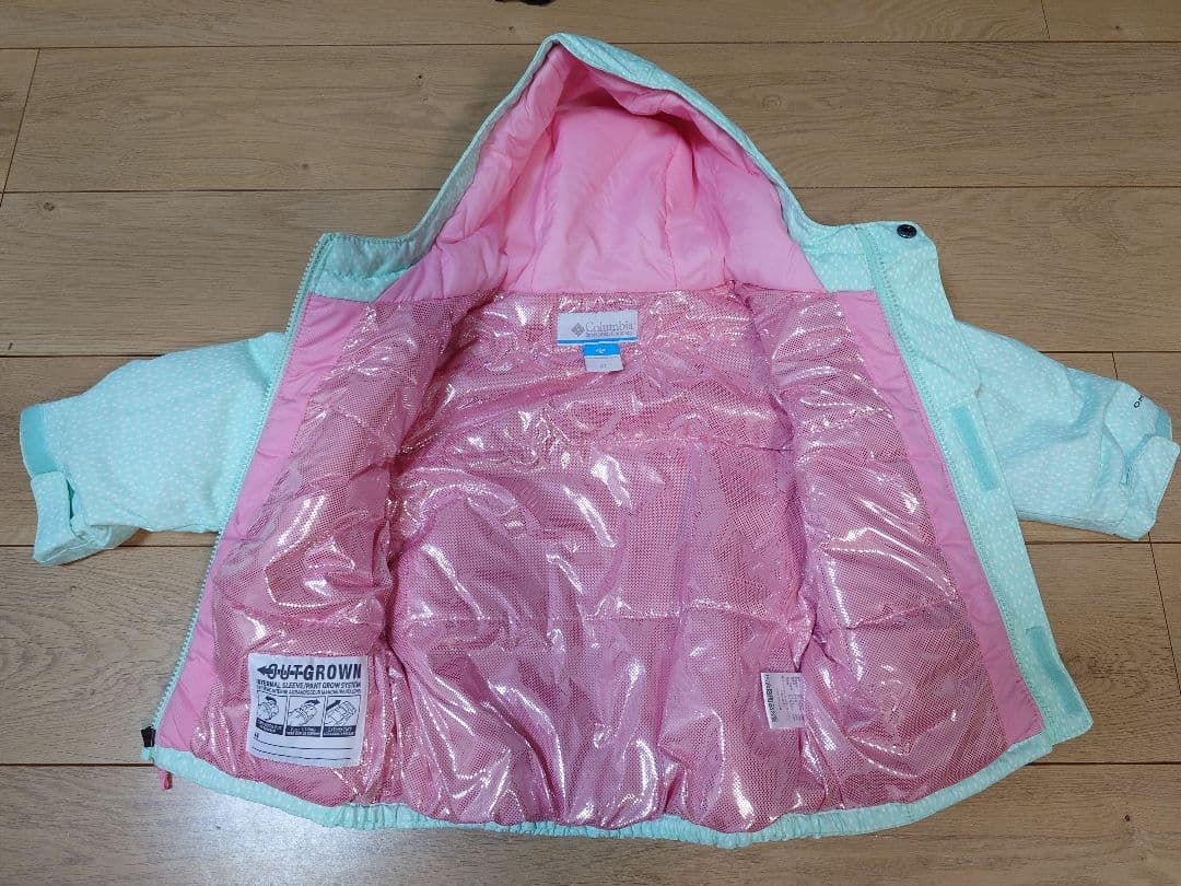 【1度のみ使用】コロンビア　スノーウェア　キッズ3T/100センチ