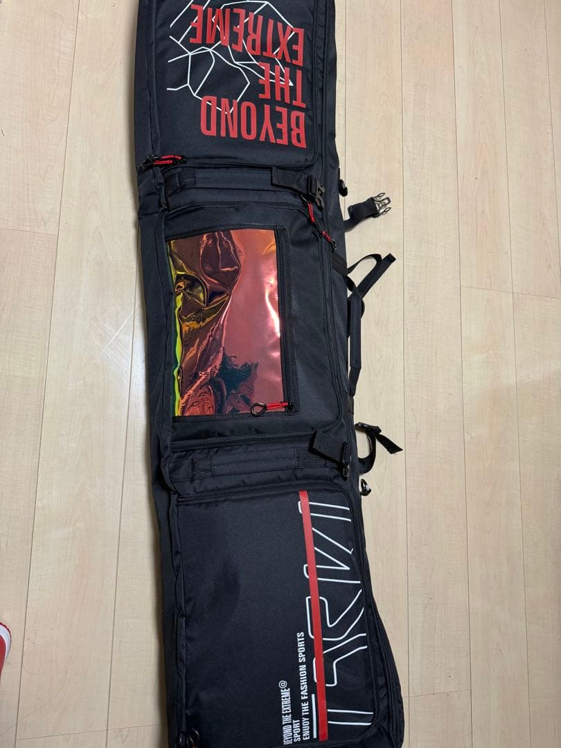 【新品未使用】スノーボードケース黒 タイヤ付き