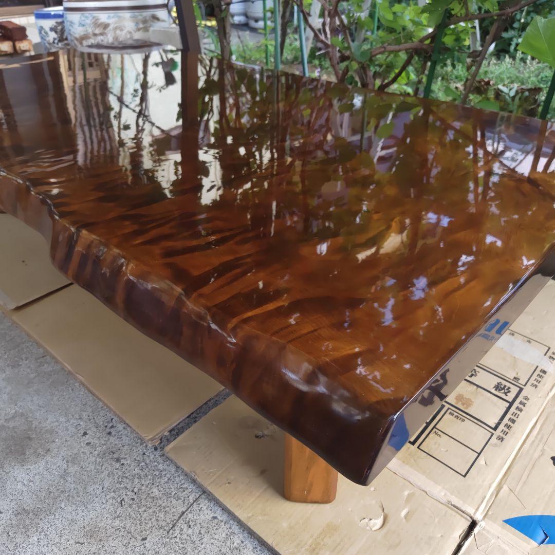 ☆yuzuさま専用☆　昭和レトロ 花梨 高級大型ちゃぶ台 座卓