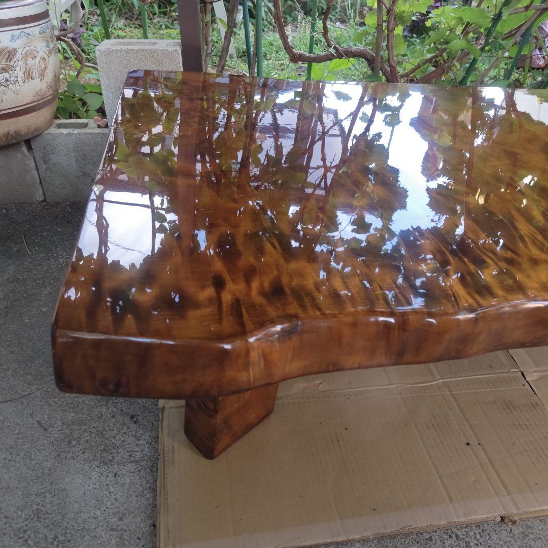 ☆yuzuさま専用☆　昭和レトロ 花梨 高級大型ちゃぶ台 座卓