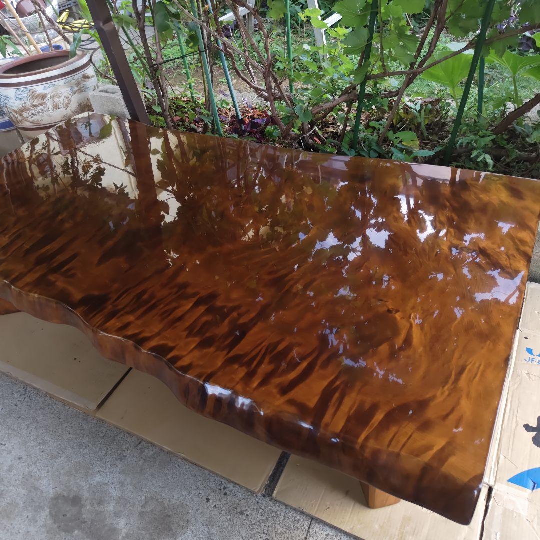 ☆yuzuさま専用☆　昭和レトロ 花梨 高級大型ちゃぶ台 座卓