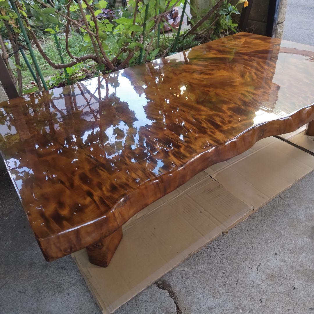 ☆yuzuさま専用☆　昭和レトロ 花梨 高級大型ちゃぶ台 座卓