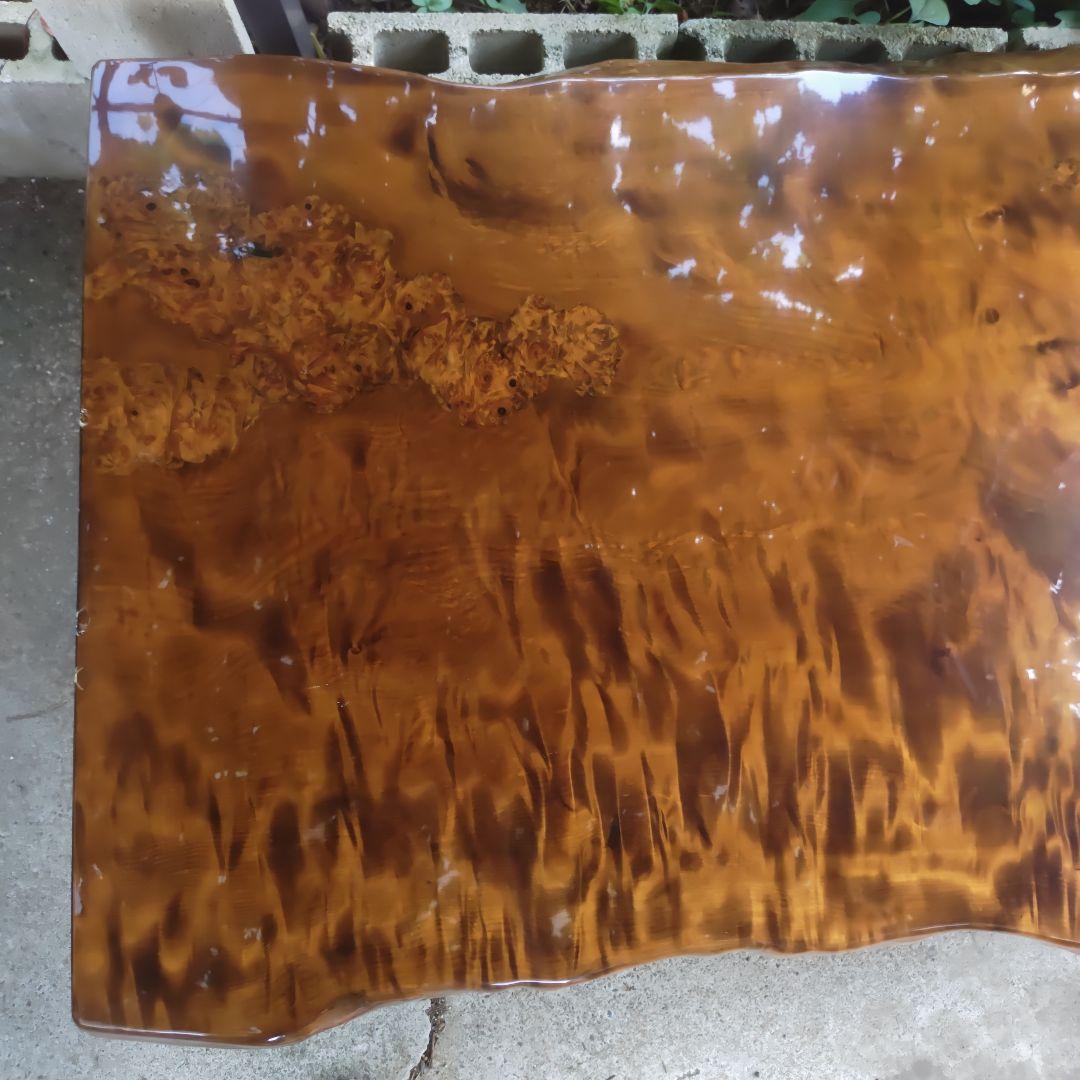 ☆yuzuさま専用☆　昭和レトロ 花梨 高級大型ちゃぶ台 座卓