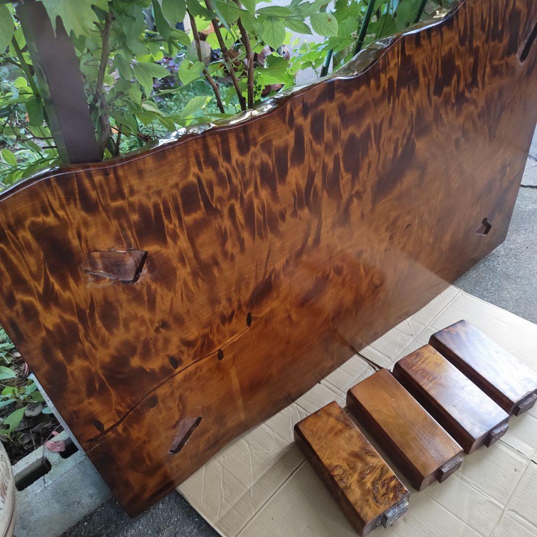 ☆yuzuさま専用☆　昭和レトロ 花梨 高級大型ちゃぶ台 座卓