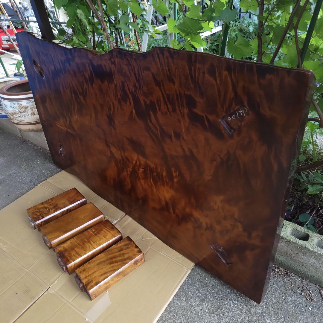 ☆yuzuさま専用☆　昭和レトロ 花梨 高級大型ちゃぶ台 座卓