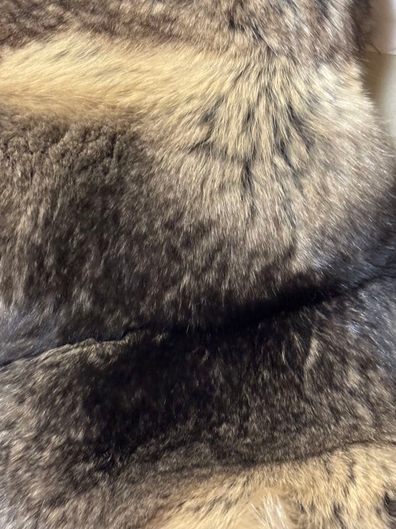 フランス　CＡＲＶＥＮ　ミンク　チンチラコート