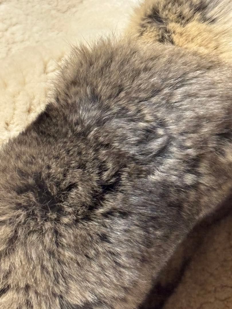 フランス　CＡＲＶＥＮ　ミンク　チンチラコート