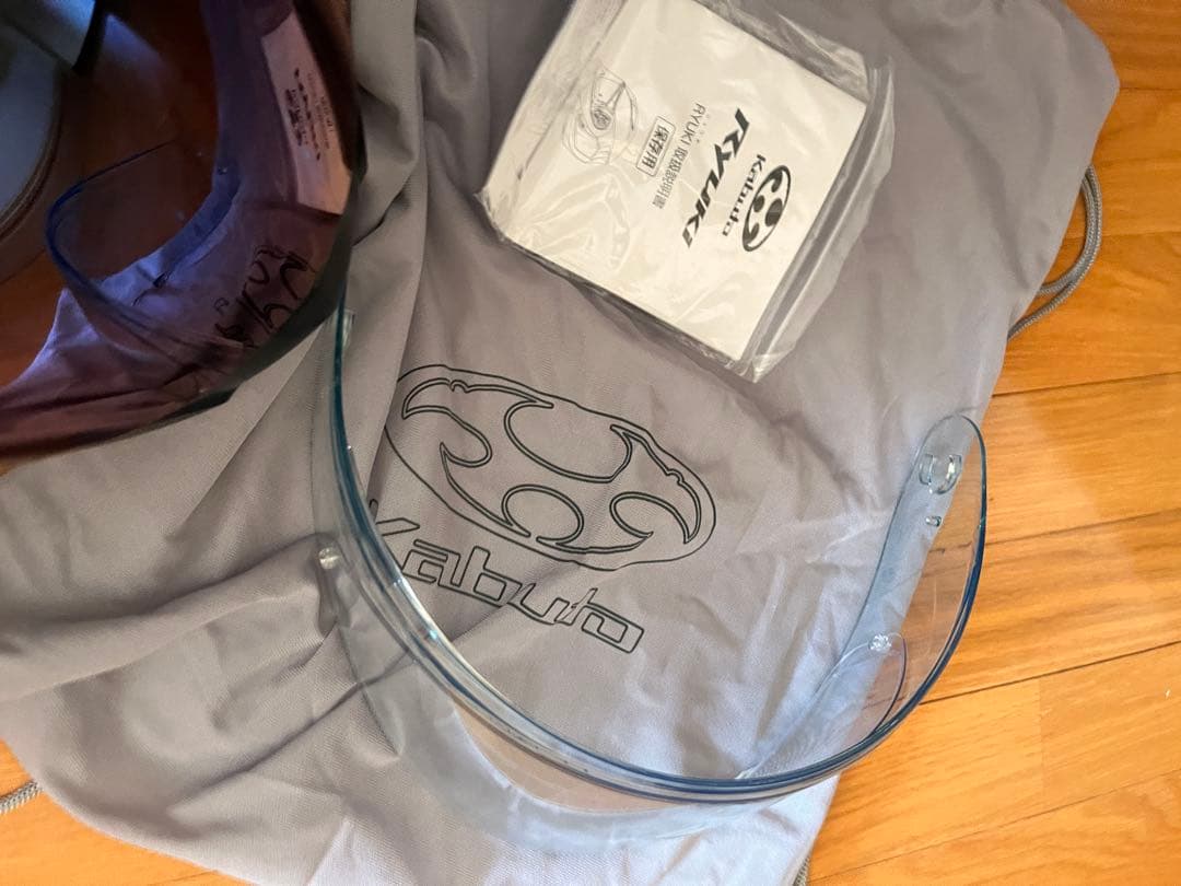 OGKカブトRYUKI Lサイズ（ミラーシールド&クリアシールド付き）