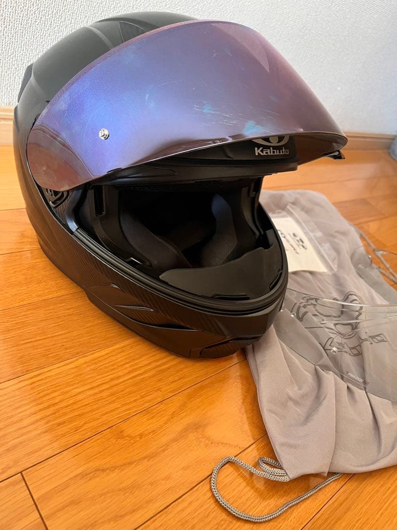 OGKカブトRYUKI Lサイズ（ミラーシールド&クリアシールド付き）