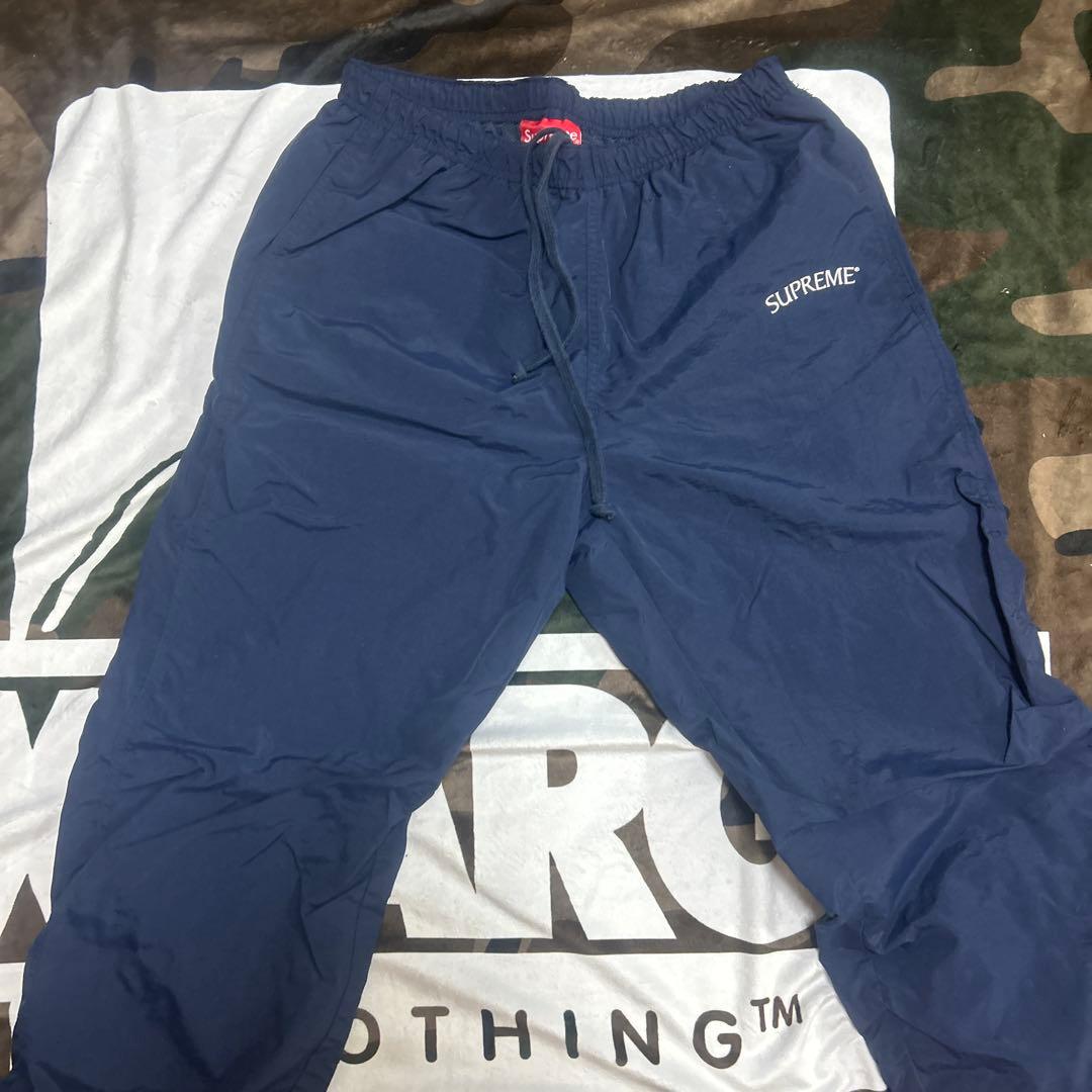 Supreme ネイビー ナイロンパンツ