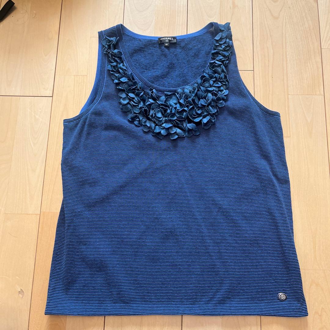 シャネル　カメリア　タンクトップ　40
