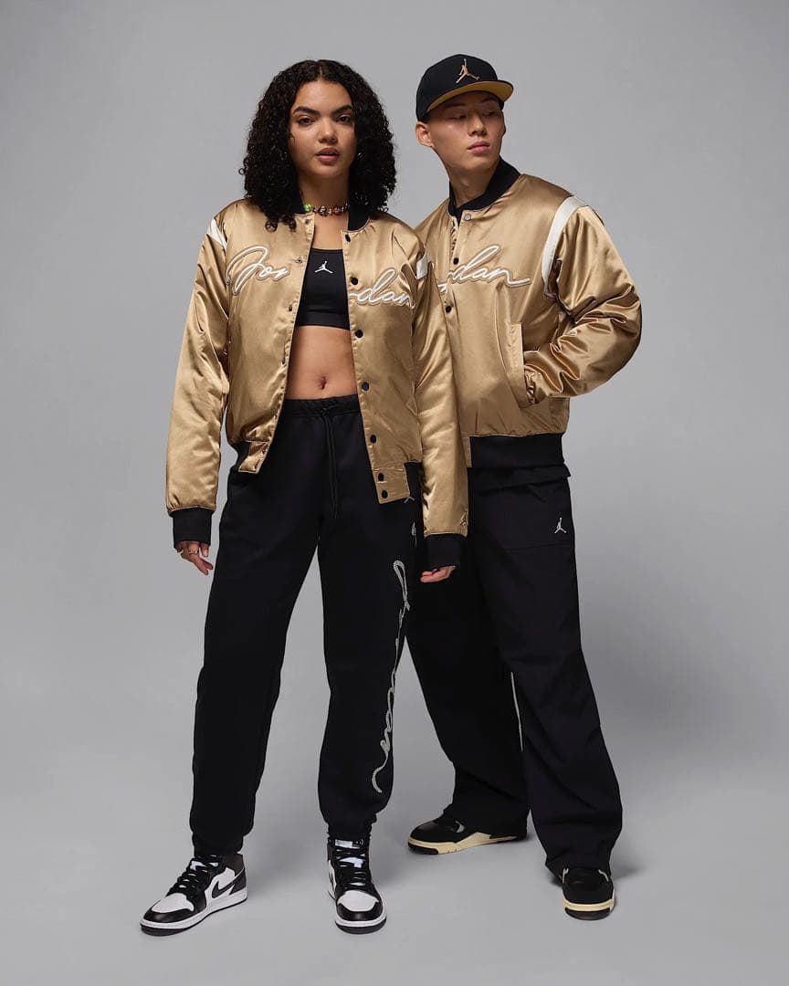 値下げ中JORDAN MVPバーシティジャケット デザートカモ/セイル Lサイズ