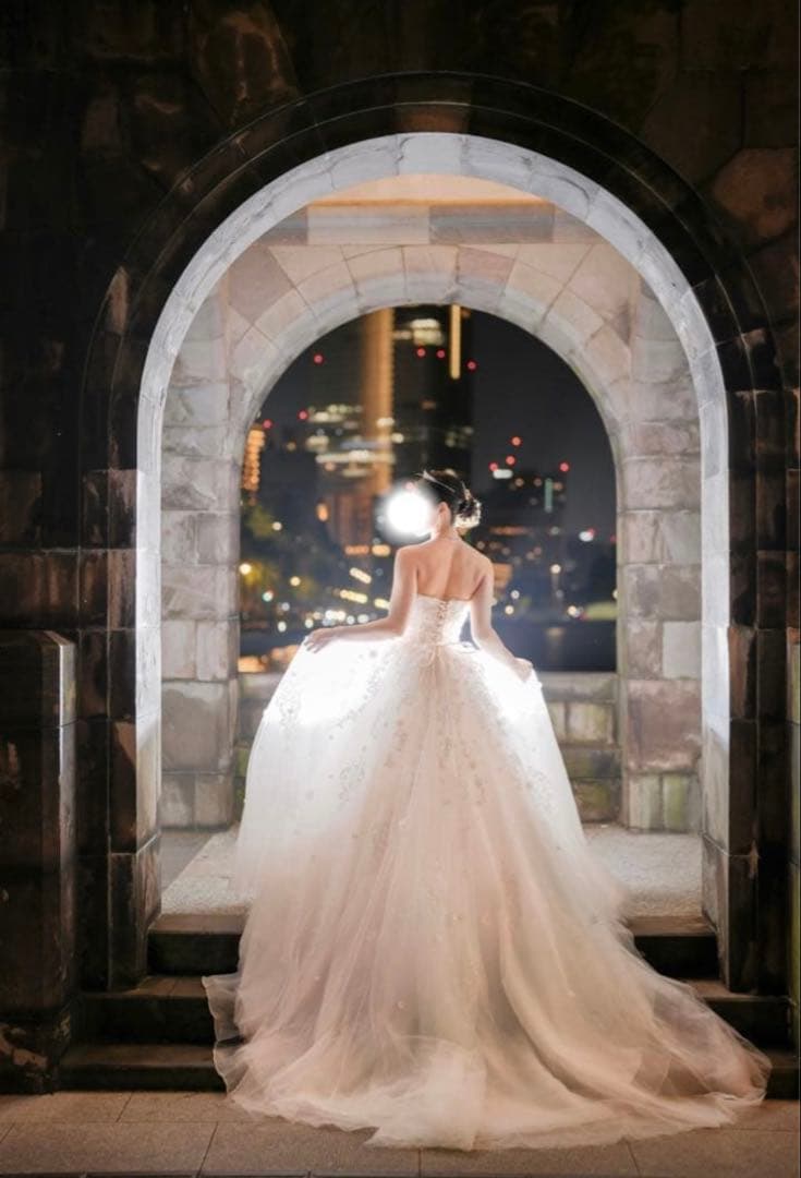 [最終お値下げ]ウェディングドレス　前撮りドレス　7〜9号　マリアローザ