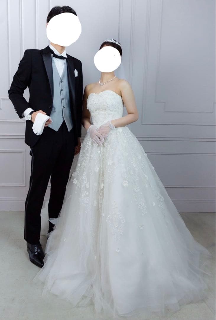 [最終お値下げ]ウェディングドレス　前撮りドレス　7〜9号　マリアローザ