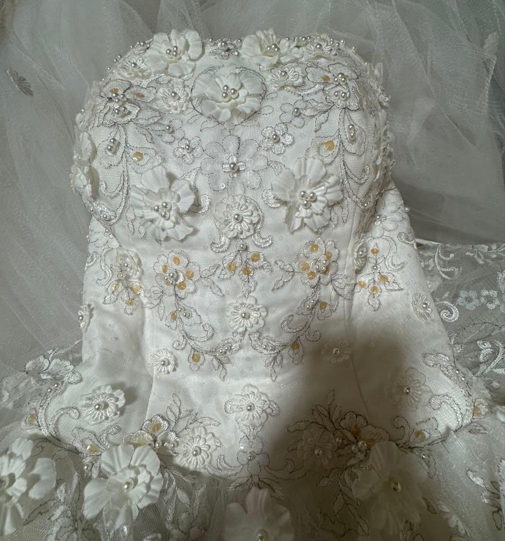 [最終お値下げ]ウェディングドレス　前撮りドレス　7〜9号　マリアローザ