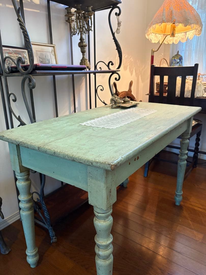 フランス製 ダイニングテーブル 作業台 テーブル 1940年代頃