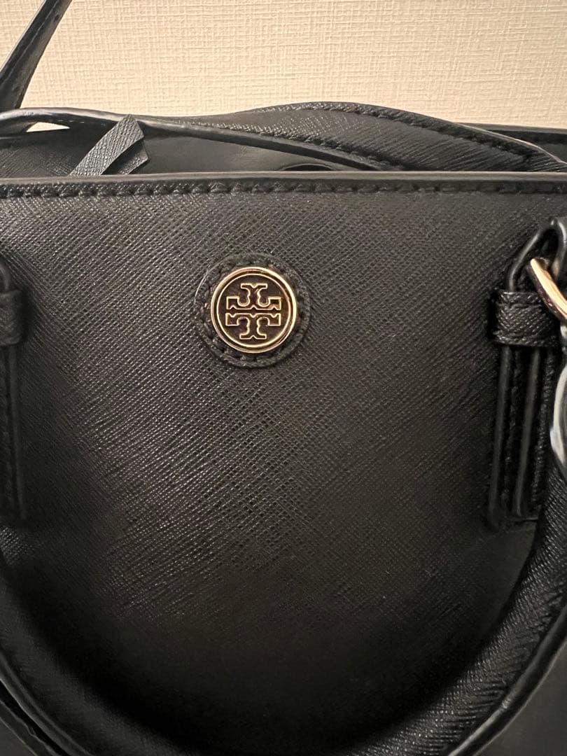 【美品】Tory Burch ブラックショルダーバッグ　2way