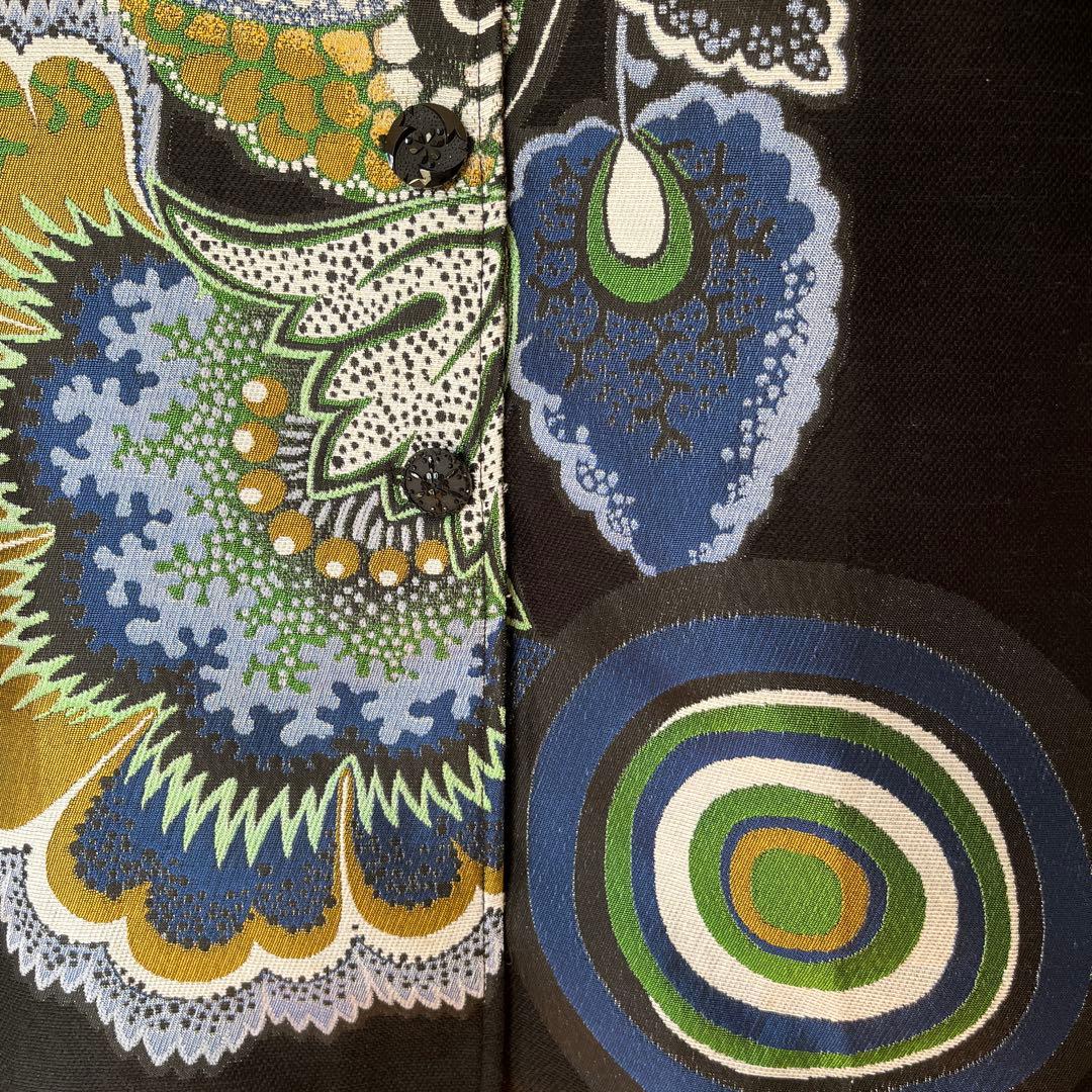 Desigual デシグアル コート 総柄 ゴブラン織 刺繍 40