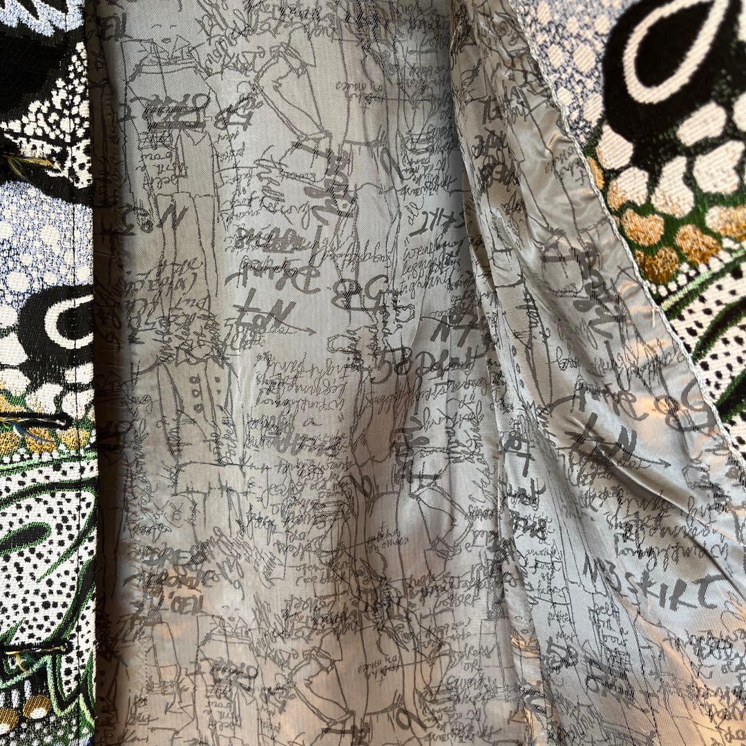 Desigual デシグアル コート 総柄 ゴブラン織 刺繍 40