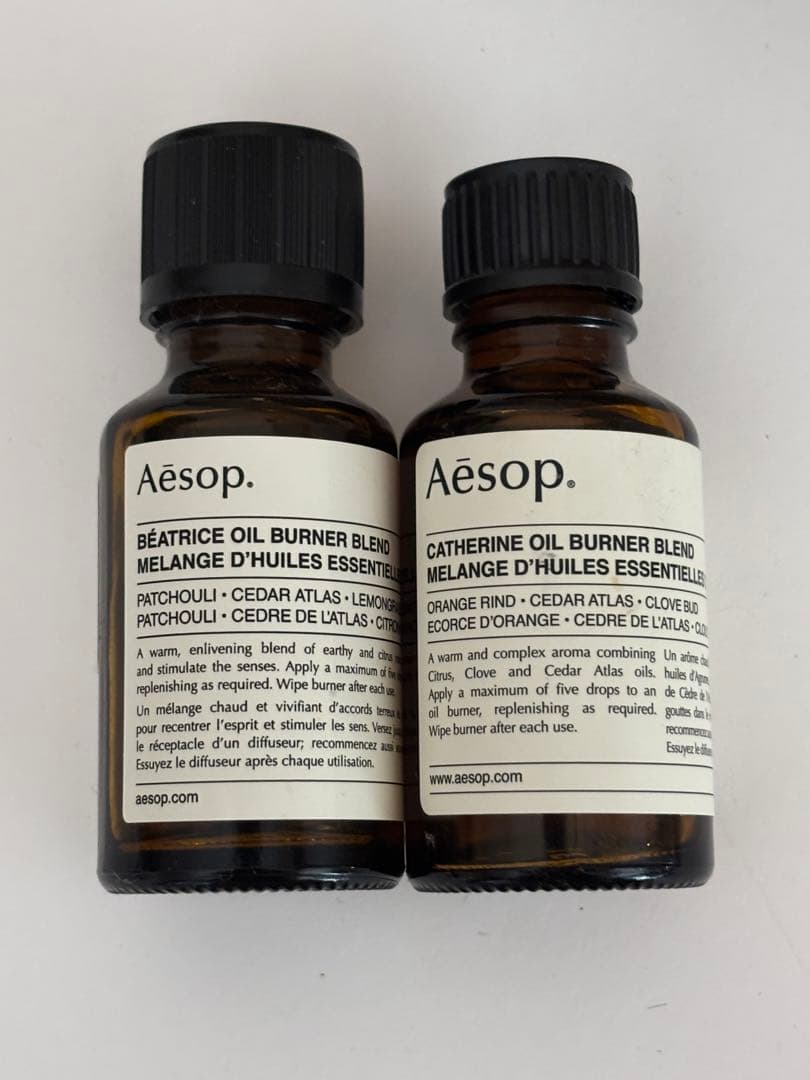 Aesop イソップ ブラス オイルバーナー 　オイル2種