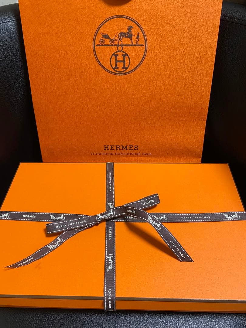 HERMES エルメス　カシミアマフラー